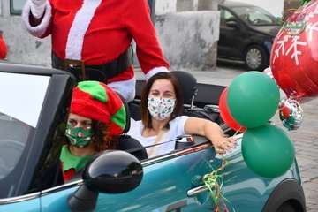 La caravana de Papá Noel inunda Telde de magia y alegría/Francisco Javier Santana.